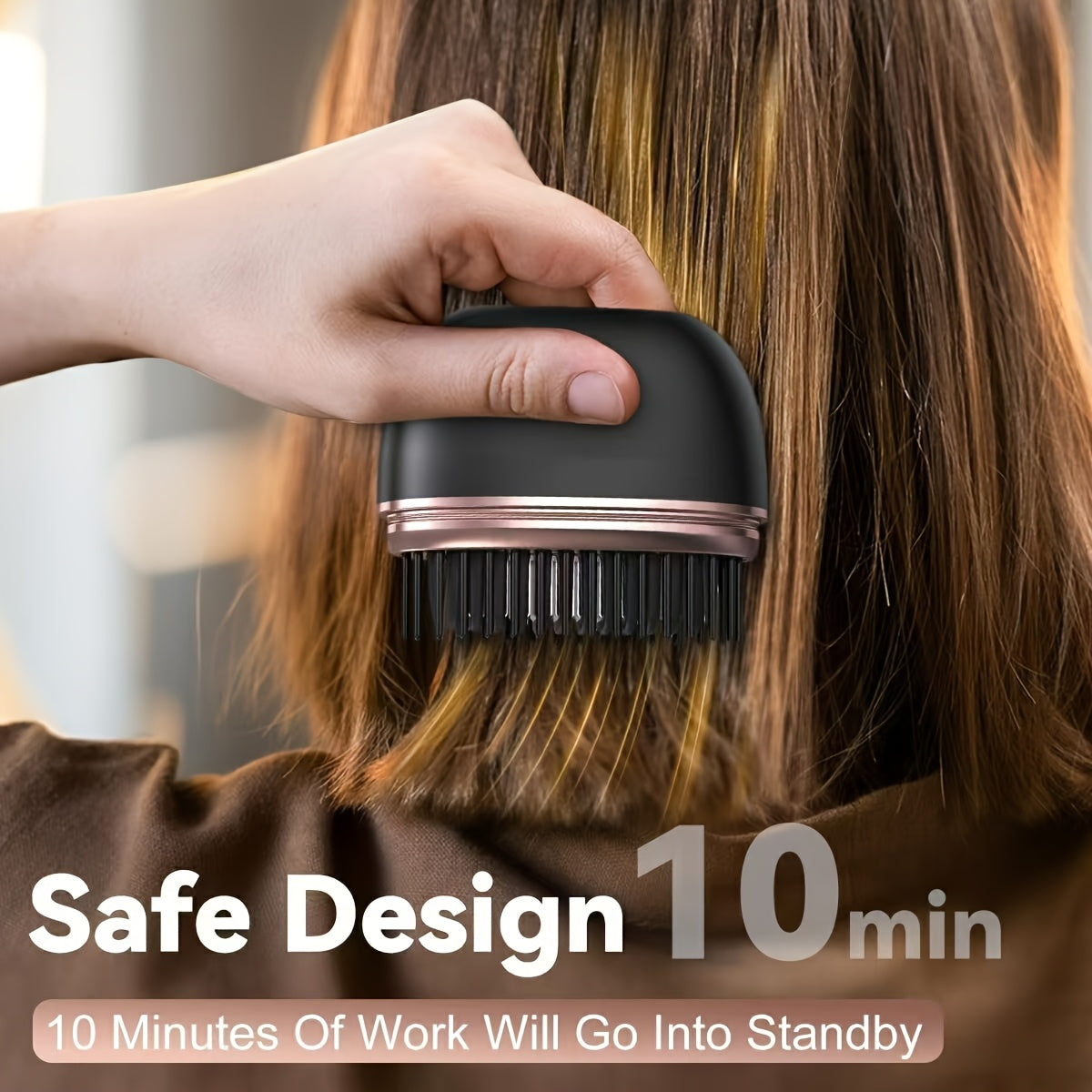 Mini Cordless Hair Straightener Comb for Bangs,Small Portable Hair Straightener Comb,Portable Pocket Size Cordless Hair Straightener Brush,Mini Hot Comb,Rechargeable USB, Mini Straightener, Bangs Styling, Onthego Styling, Lig