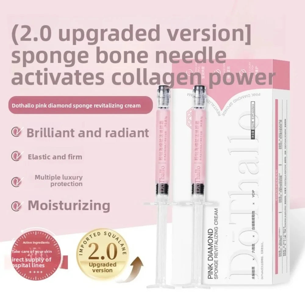 For beauty salons, lifting contours, firming, pink diamonds, sponge cream, anti-wrinkle and moisturizing