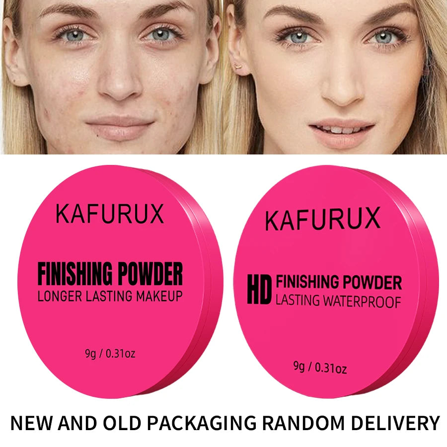 4 Color Oil Control Matte Face Powder Long Lasting Flawless Setting 1PC Powder Face Makeup Full Coverage Pressed Powder Gifts