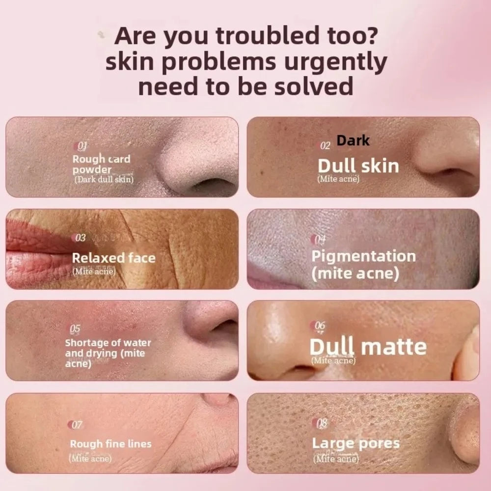 For beauty salons, lifting contours, firming, pink diamonds, sponge cream, anti-wrinkle and moisturizing