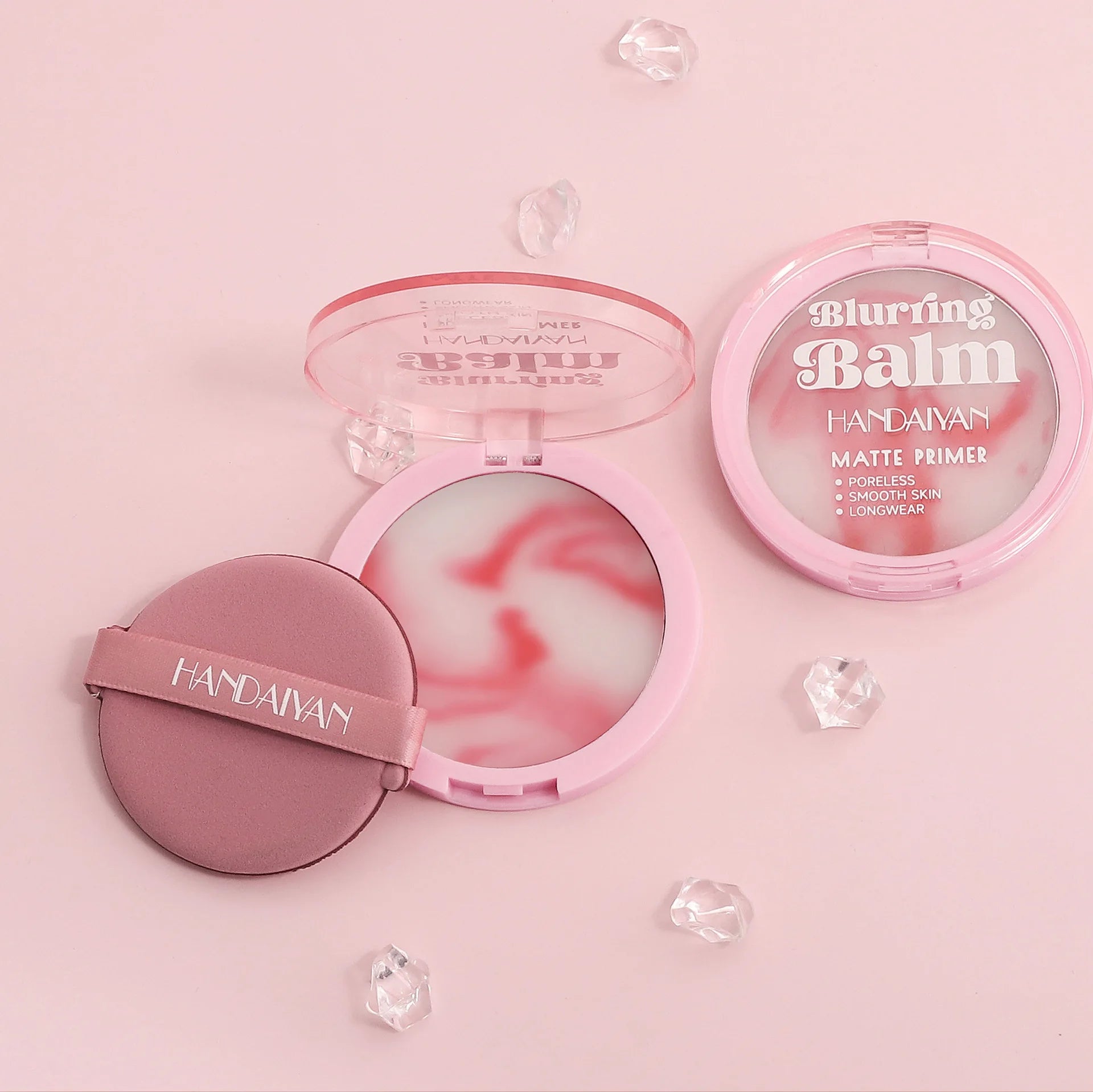 Powder With Puff Natural Oil Control Face Loose Powder Matte Waterproof Lasting Brighten Facial Modification Cosmetics Makeup