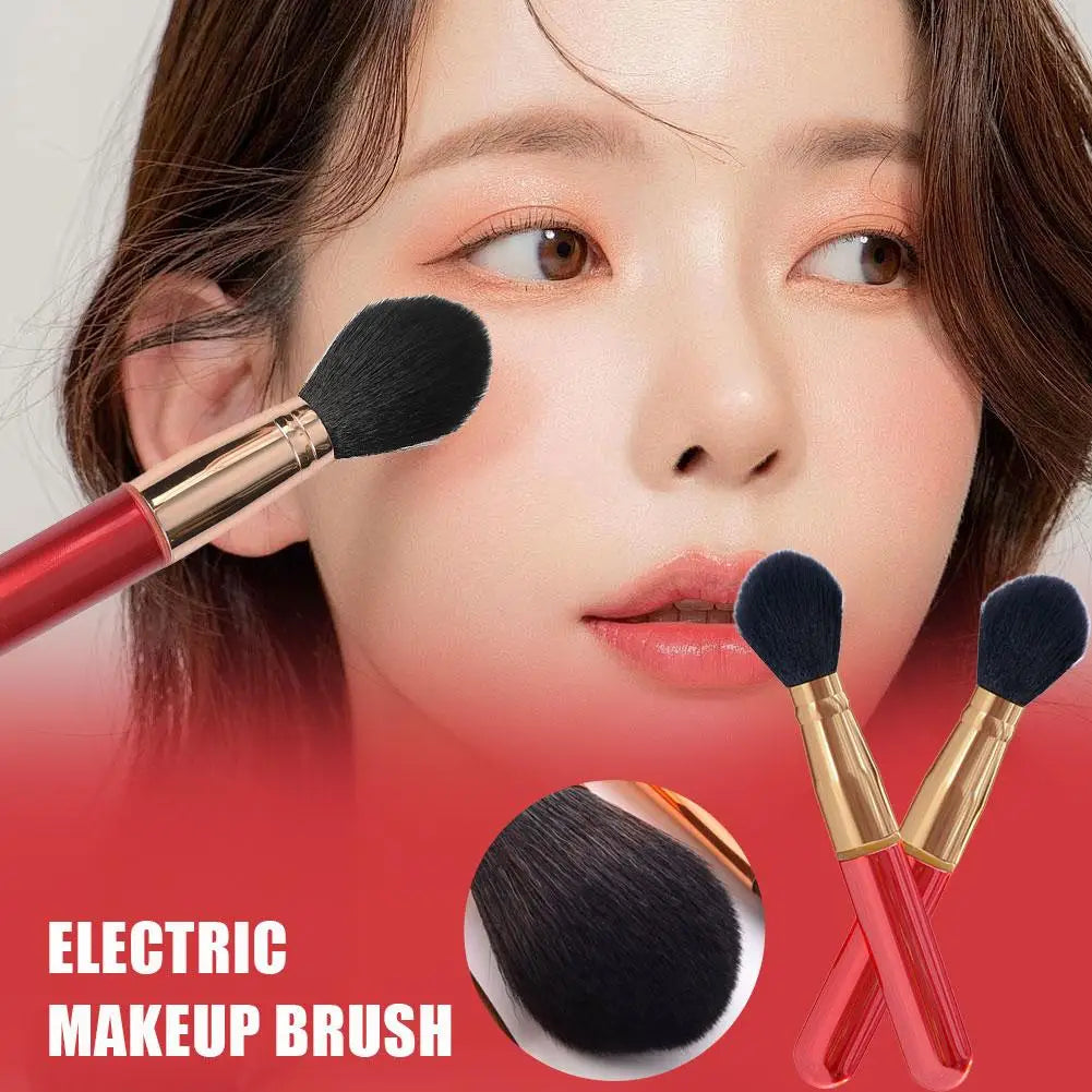 Electric Makeup Brush, Vibrating Foundation Blender & Face Massager, Rechargeable Powder Blush Applicator, Beauty Tool Kit