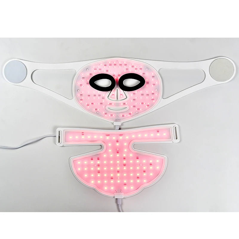 Food-Grade Silicone Material Led Mask Face and Neck Light Mask Led Mask Face Halloween